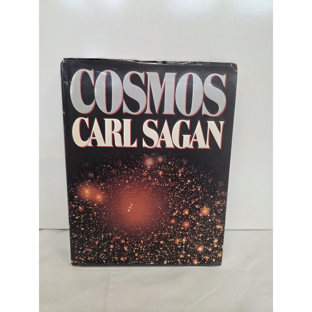 Cosmos Carl Sagan Hardcover 1980 Random House Dust Jacket Illustrated Vintage